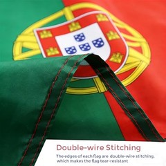 Flag, Flag of 3×5 Ft – Polyester Lightweight Flags with 2 Brass 1 Pc Portugal