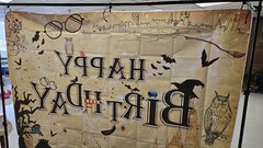 Harry Potter – Happy Birthday – Backdrop / Poster / Banner – measures 7′ x 5′