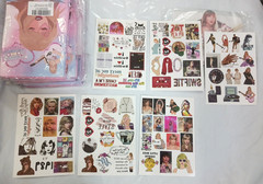 Taylor Swifty Birthday Party Supplies Bags, topper decorations, stickers tattoos