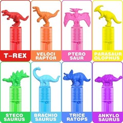 Vivid 32 Pack Dinosaur Bubble Wands – Engaging Multi-Color Party Supplies