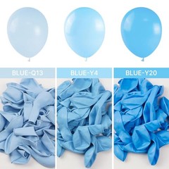 Light Blue Balloons 99 pcs Different Sizes of 36 18 12 10 5 Inch Baby Pastel
