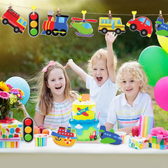 40 Pack Transportation Cutouts Car Bus Train Plane Classroom Decor Kids Party XL