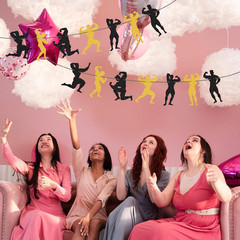 Glitter for Twerk Banner Garland Bachelorette Party Banner Decorations Funny Bir