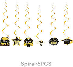 Graduation Decorations 2026 37 PCS – Black Gold Class of 2026 Party Supplies Kit