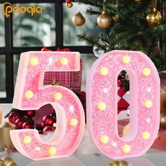 Marquee Numbers Lights for Her Pink Light Up Numbers for Sweet 16th Birthday