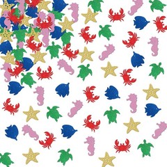 150 PCS Ocean Animals Confetti Under Sea Theme Table Decor Birthday Party