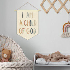 Boho Classroom Homeschool Decor I Am a Child of God Banner,Teen Sunday School De