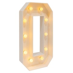 Vintage LED 50 Light Up Number Warm Lamp For Birthday Party Decoration 50th Gift