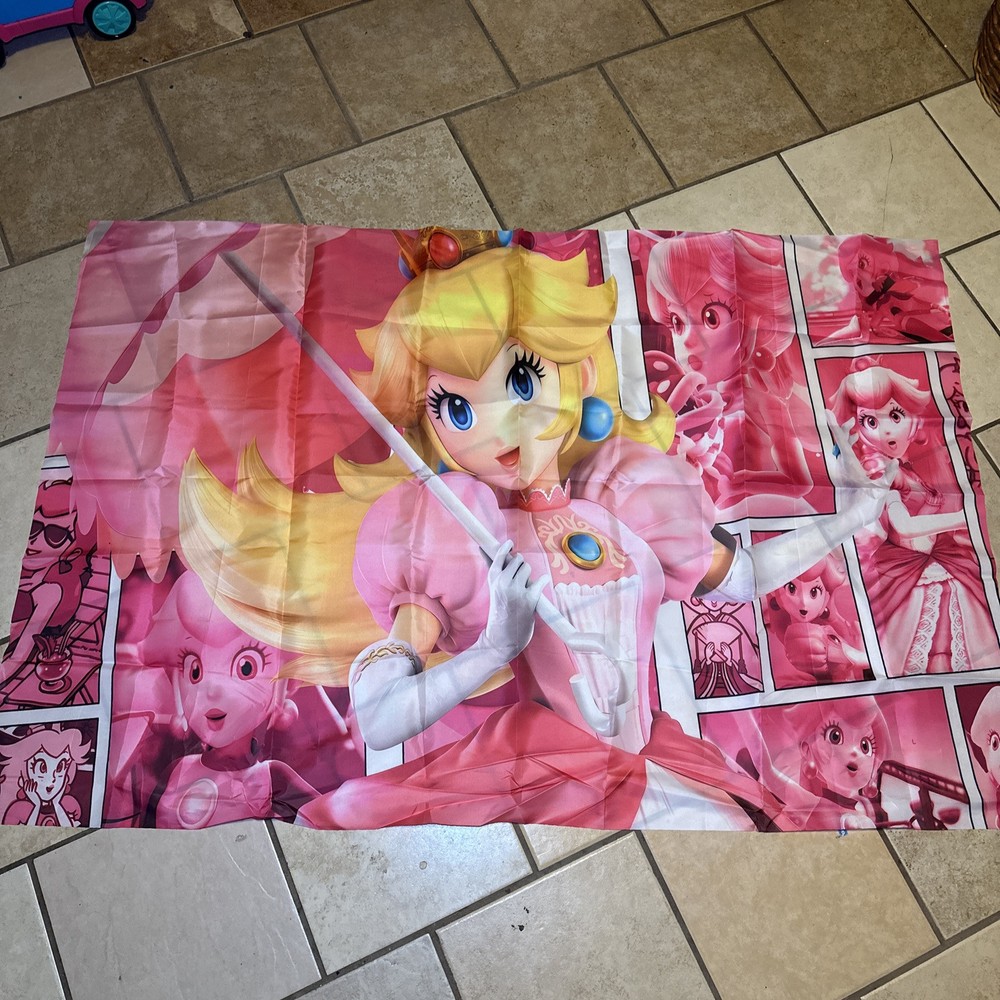 Princess Peach Party Supplies Birthday Set Plates Balloons Banner