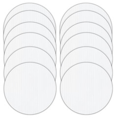 12 Inch Circle Rounds, Corrugated Plastic, Set of 12