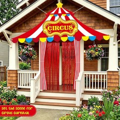 5 Pcs Carnival Circus Tent Decorations Set – Circus Theme Party Decorations w…