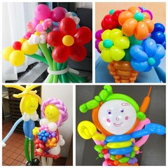 Voircoloria 100Pcs 260 Balloons Rainbow Long Balloons for Balloon Garland Thi…