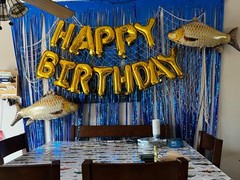 3pcs 33inch fish balloons for fish decorations,gone fishing party decorations…