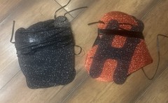 Older Wiser Hotter Glitter Banner Black With Red Heart And 2 Lg Balloons READ