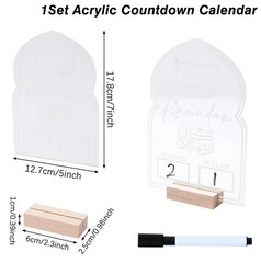 Ramadan Calendar Countdown Decorations for Home Eid Mubarak