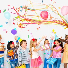 20Pack No Mess streamers,Romantic Colorful Hand Throw Streamers Poppers
