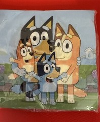 BLUE DOG PARTY SUPPLIES PLATES NAPKINS TABLE COVER BANNER BALLOONS SWIRLS + +
