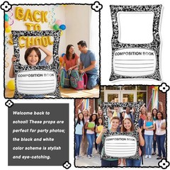 Back to Decorations Inflatable Balloons Photo Booth Props Frame 40» Composit…