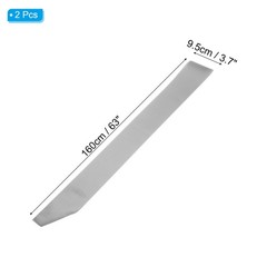 2Pcs 63″x4″ Blank Satin Sash DIY Plain Sash Prom Queen Sashes Grey