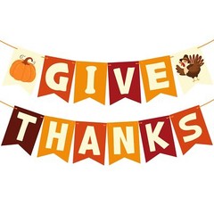 OHOME Thanksgiving Decorations – Thanksgiving Banner | Friendsgiving Party De…