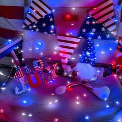 Solar 4th of July String Lights 2Pack 400LED