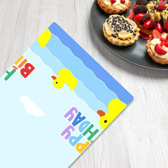 Uck Happy Birthday Tablecloth Duck Animal Plastic Supplies Animal Theme Baby Sho
