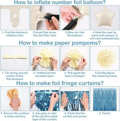 Dusty Blue 21St Birthday Decorations for Him Her Beige Cream Number 21 Balloon B