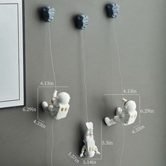 XGZY Climbing Astronaut Wall Decor: 3 Pcs Astronaut Figurine Hanging Decorati…