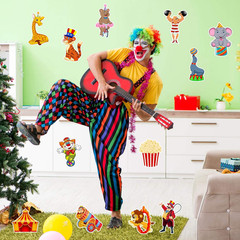 Zonon 24 Pieces Carnival Cutouts Party Supplies, Circus Theme Birthday Party Fav