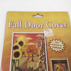 Beistle 1-Pack Decorative Fall Door 30” X 60” Rectangular Multi Color