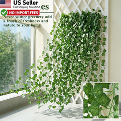 CEWOR Fake Ivy 12Pcs Artificial Vines Greenery Garland Wall Room Decor FROM USA