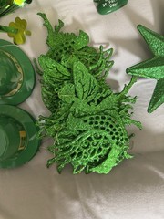St. Patrick’s Day Shamrock Party Decorations Lot Green Gold White Assortment