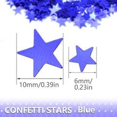 60g Star Confetti Metallic Foil Table Sequins Birthday Party DIY ZX/Blue