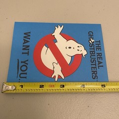 Vintage Ghostbusters 1980s Sealed Party Napkin Pack & 5 Invitations w/Envelopes