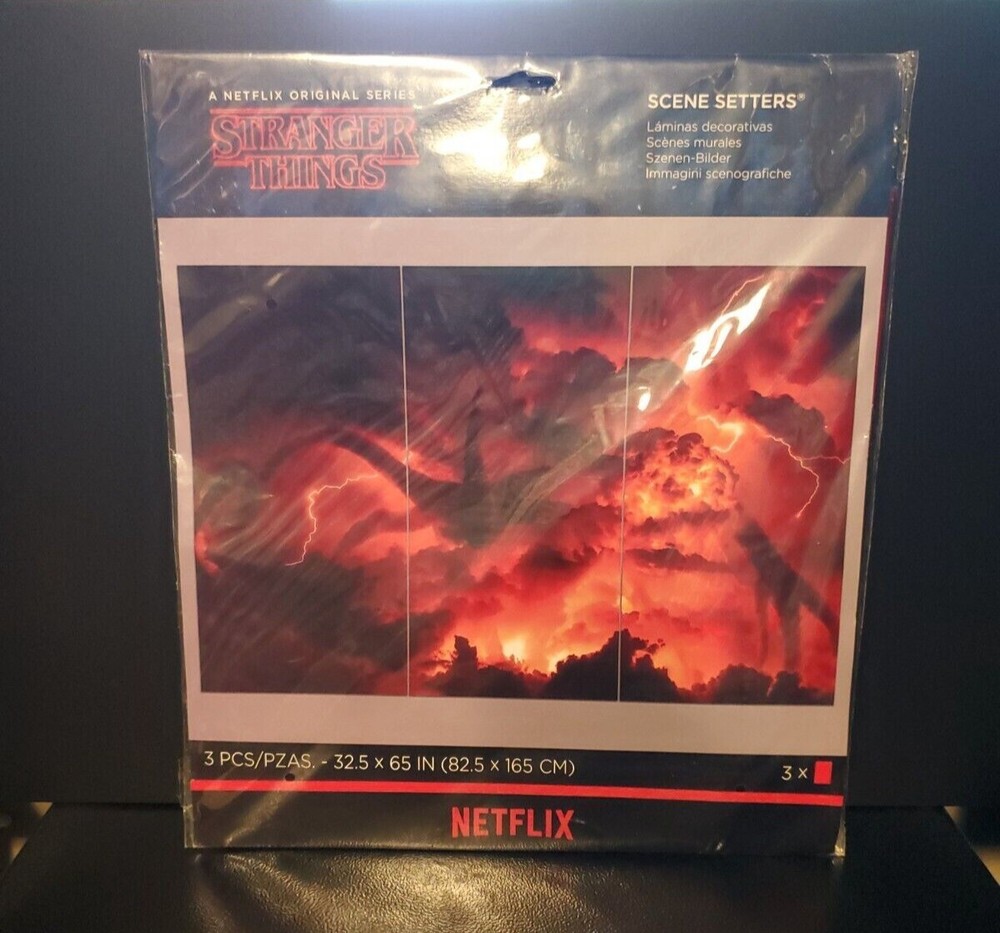 Stranger Things Wall Scene Setters Netflix NEW