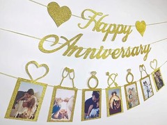 Happy Anniversary Party Decorations Happy Anniversary Banner And Photo Banner Fo