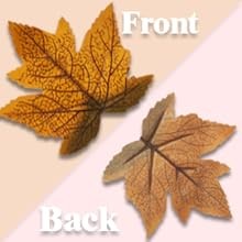 13FT Fall Leaf Garlands 2 PCS Fall Garland for Mantle Thanksgiving Fall