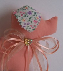 Graduation Birthday Baby Shower Autograph Dog 16″ X 8.5″ Peach Handmade NWOT