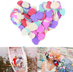1 Inch Multicolor Hearts Paper Confetti for Wedding St. Valentine’s Day tions