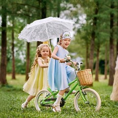 Mini White Lace Parasol 19.6″, Vintage Embroidery Decorative Umbrella for Wed…