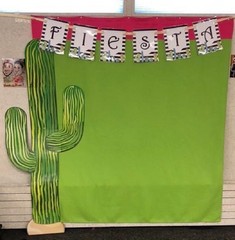 6-Ft Desert Saguaro Cactus Cardstpck Cut-Out Southwestern Party Wall Decor #452