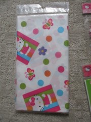 Vintage Hello Kitty Birthday Party Supplies 1 Tablecover, 1 Banner, 24 Loot bags