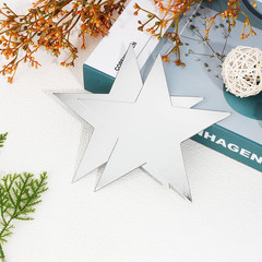 Star Cutouts, 24PCS Metallic Double Printed Paper Stars, 6 Inch Cardboard Decora
