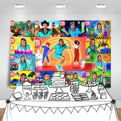 Danny Go Backdrop Kids Birthday Party Decoration Banner Background Vinyl 5x3ft