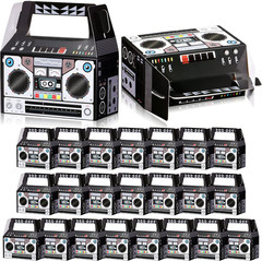 24 Pcs 80s Party Favors Boxes 90s Novelty Boom Box Party Decoration Gift Treat G