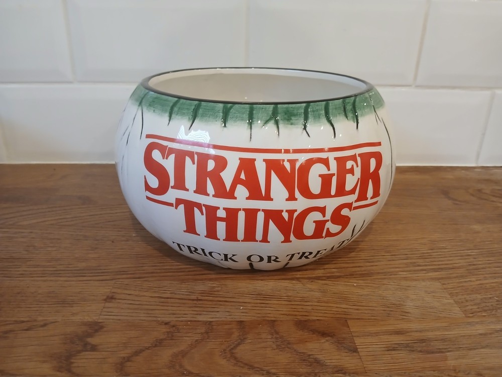 Stranger Things Trick Or Treat Halloween Bowl