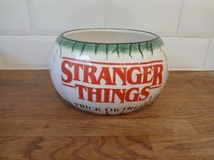 Stranger Things Trick Or Treat Halloween Bowl