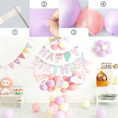 Balloon Arch Kit, 4 Rolls Balloon Tape and 4 Rolls Glue Points Dots for Decor…
