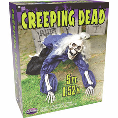 5 Ft. Posable Crawling Skeleton Halloween Outdoor Decoration – Fun World