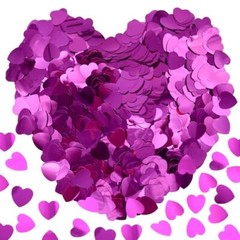 60g Love Heart Table Confetti 15mm Party Glitter Sequins Plastic Confetti Spr…